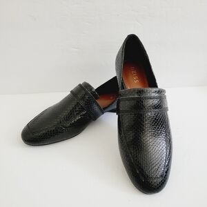 NEW Reiss Irina Animal Print Slip-on Leather Loafers Size 6.5